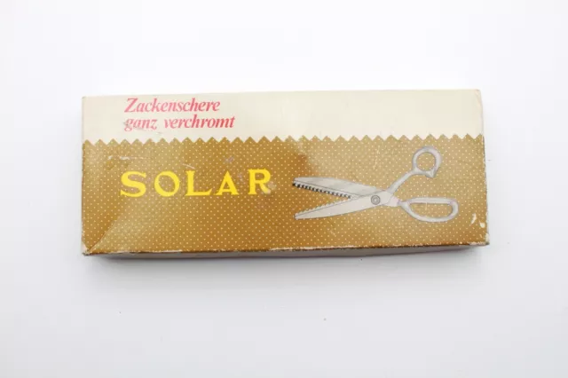 Solar Zackenschere verchromt