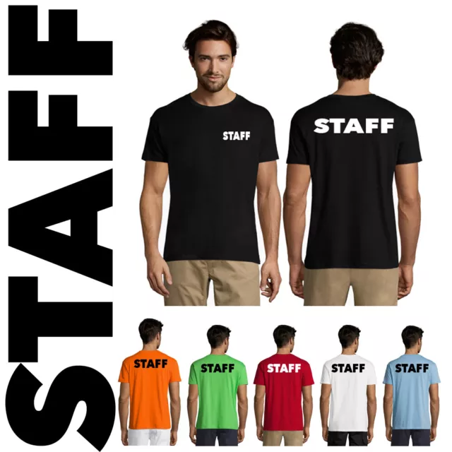 Staff Tshirt T-shirt T Shirt Maglia Maglietta Staff Ristorante Personalizzabile