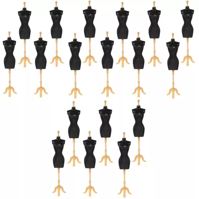 18 Pcs Support De Mannequin Poupée Fete Portant À Vêtements