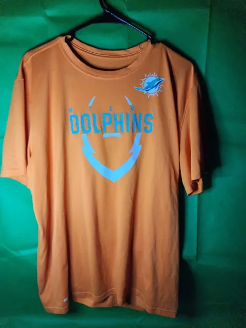 Miami Dolphins Nike Dri-Fit  T-shirt Size XL Orange