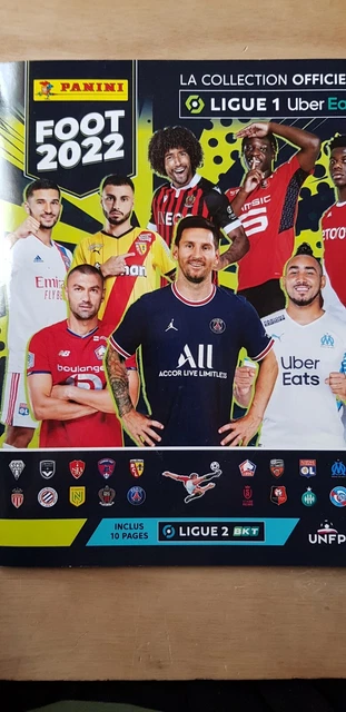Boîte Métal Panini Foot 2024 Ligue 1 Uber Eats - 15 Pochettes (75 Stickers) - Collection Officielle Saison 2023-2024