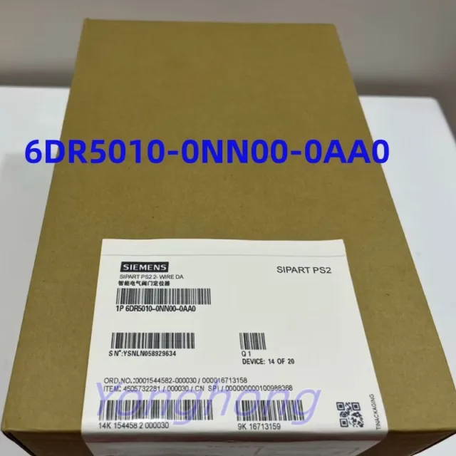 NewSiemens 6DR5010-0NN00-0AA0  Smart valve positioner Brand New（DHL shipping）