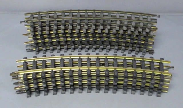 Aristo-Craft 11600 Euro Brass 8' Diameter Curved Track Sections (13) Aristo-Craft 11600 Euro Brass 8' Diameter Curved Track Sections (13)