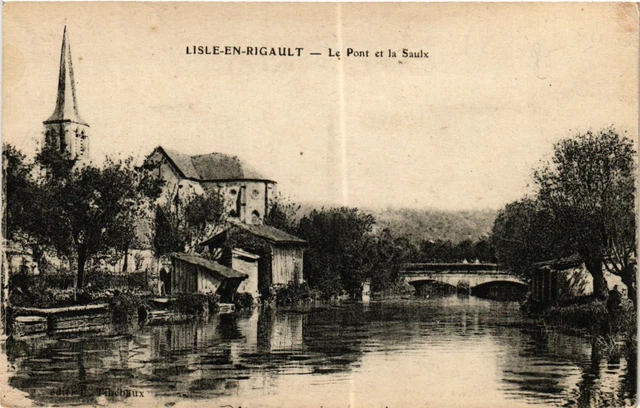 CPA LISLE-en-RIGAULT - Le Pont et la SAULX (357787)