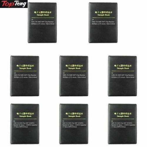 0201 0805 1206 0402 0603 1% SMD SMT Chip Resistor 170 Values Sample Book DIY SG