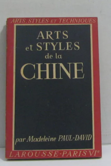 Arts et styles de la chine | Paul-david Madeleine | Bon état