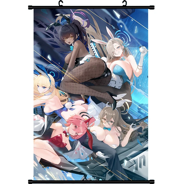 blue archive akane Cosplay Posters Home Decor Wall Scrolls Otaku 60x90cm R5