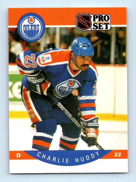 Oilers 1990 1990-91 NHL PRO Set Charlie Huddy Edmonton Oilers #85 EUR 1,66 ...
