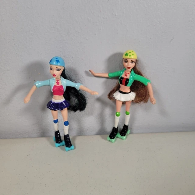 BRATZ TOYS ROLLER Skating Figures McDonalds Happy Meal Toy 2007