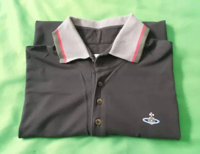 Vivienne Westwood Mens Polo Shirt Short Sleeve Top Large VGC