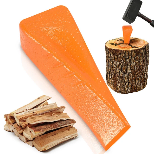 Spaltkeil Axt-Set Holzspaltkeil Fällkeil Kegelspalter Holzspalter schwer 1.8kg