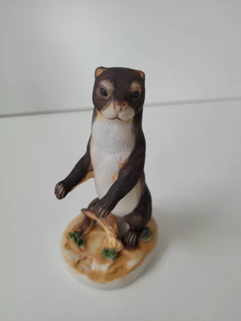 Cute Small Ceramic Collectable Otter Figurine Ornament