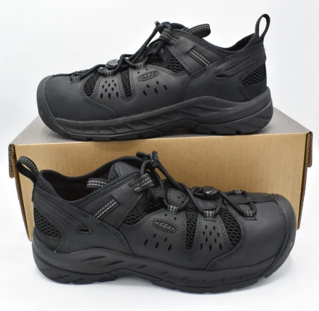 Keen Utility Womens 8.5 Atlanta Cool II + Low Black EH Comp Toe Work Shoes