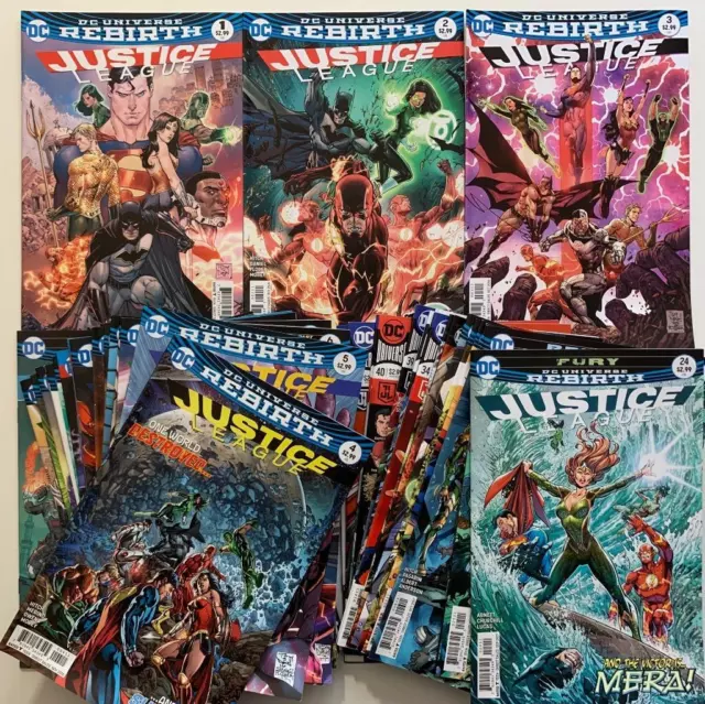 Justice League #1 to #43 complete series (DC 2016) FN+ to NM issues.