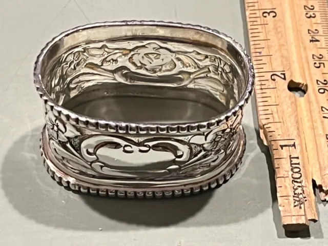 Towle Old Master Sterling Silver Napkin Ring No monogram 2” 1.1 oz