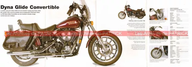 HARLEY DAVIDSON FLSTN 1340 Heritage Softail Special 1996 Fiche Moto 000508 2