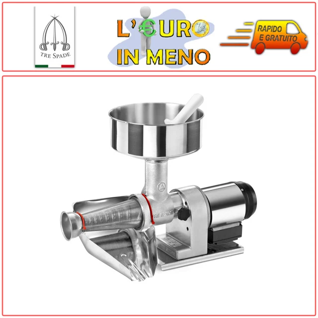 Spremipomodoro Elettrico TRE SPADE BIG-2P - Professionale E Potente - Foto 7
