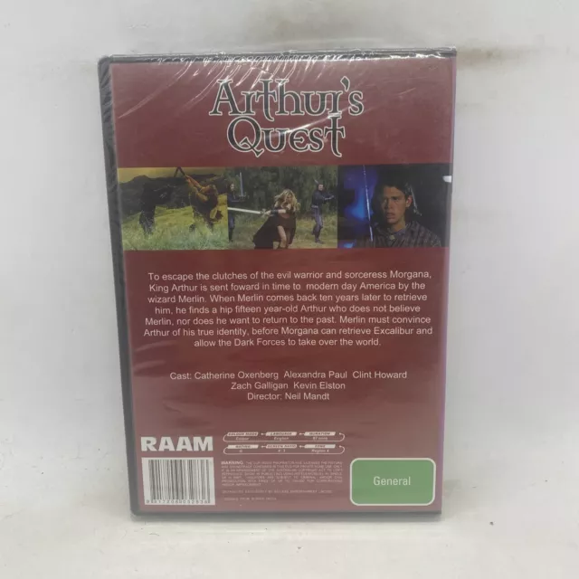 Arthur's Quest  (DVD, 1999) Brand New Sealed Region 4 Free Postage AU Seller 2