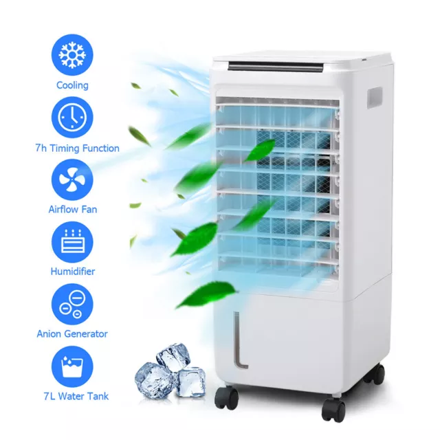 Air Cooler Portable Conditioner Fan 7L Ice Cold Conditioning Unit Remote Control