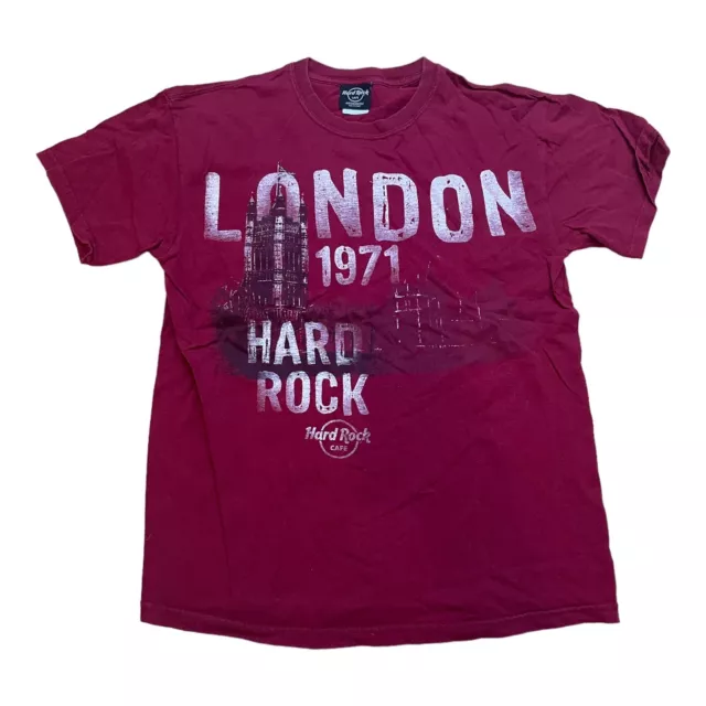 London Hard Rock Cafe 1971 Rot T Shirt Größe M