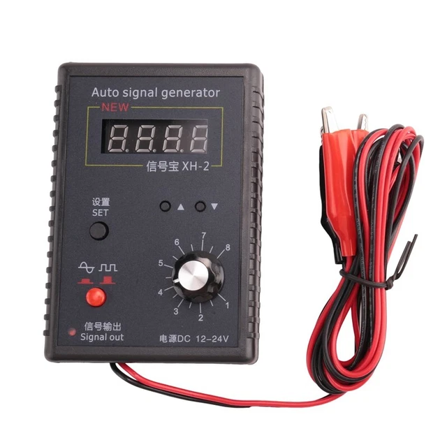 XH300 Generatore Di Segnale Auto Per Sensore Hall E Magnetoelettrico – Simula Alimentazione 5V/12V – Segnali Albero Motore E Camme – Frequenza 1-8000Hz