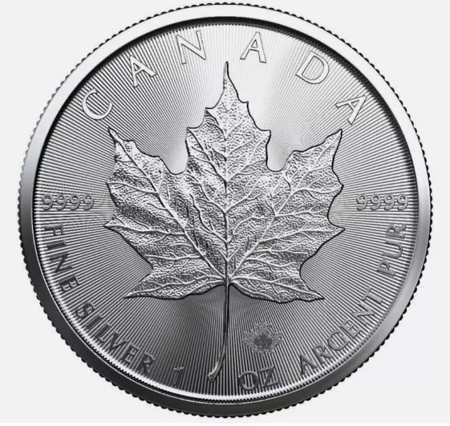 Canada 2023 $5 1 oz Silver Maple Leaf Coin GEM BU - FREE SHIPPING