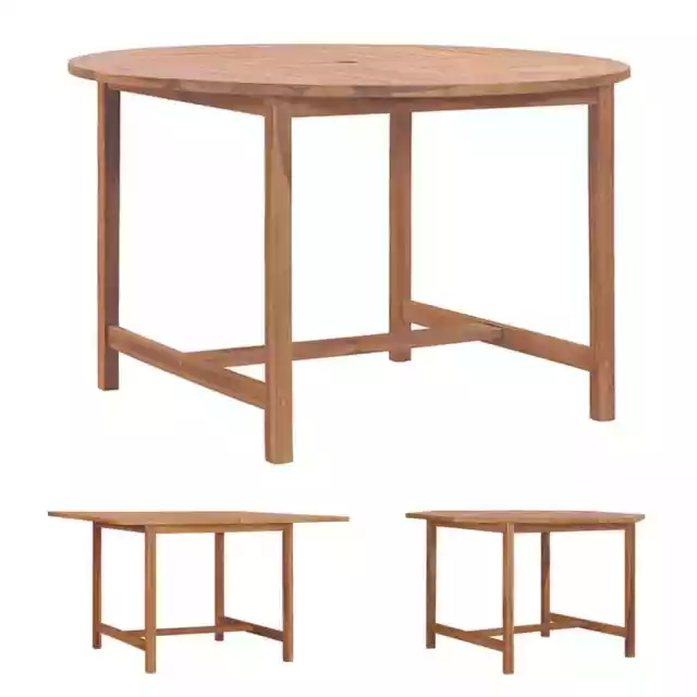 Solid Wood Teak Garden Dining Table Kitchen Patio Table Multi Models vidaXL