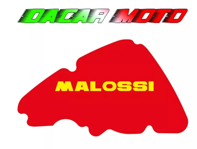 Filtro de Aire Red Esponja MALOSSI Para Piaggio para Filtro Original 1412117