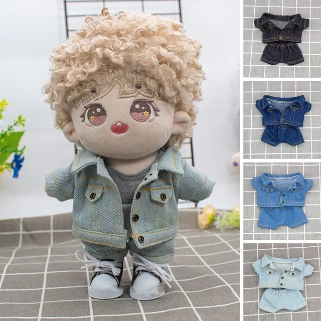 Jeans Giacca di cotone alla moda Vestiti per bambole 15cm/20cm Vestiti jeans