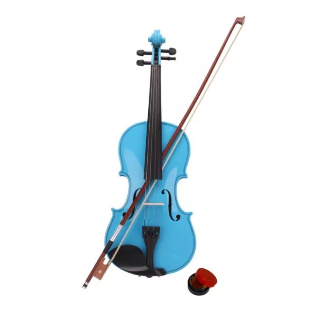 4/4 Size Acoustic Violin Fiddle Set w/Case Bow Rosin Bridge For Beginner Student