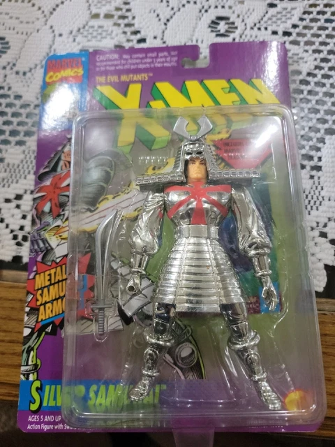 NEW Marvel X-Men The Evil Mutants SILVER SAMURAI Action Figure Toy Biz 1994
