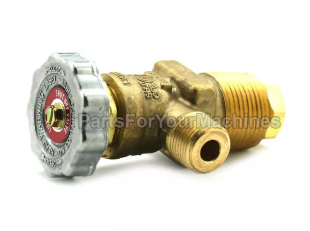 Lpg/Propane Tank Shut Off Service Valve, Rego 9101P5H,Propane Buffers, Forklifts