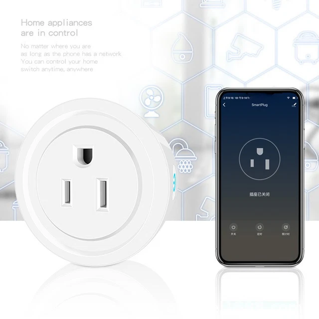 Enchufe inalámbrico mando a distancia inteligente Smart Plug blanco