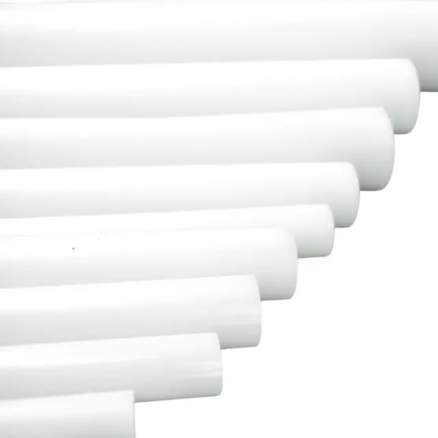 BuyPlastic White UHMW Plastic Rod 1/2" Diameter x 4 ft. Nominal Length