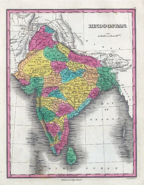 INDIA 65 maps INDIAN history VILLAGES towns antique GENEALOGY old HINDUSTAN DVD