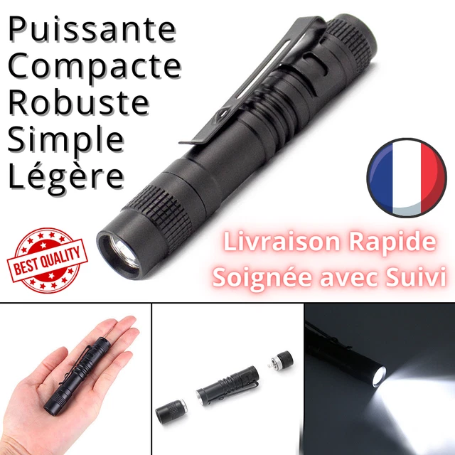 JQslight Lampe torche tactique à LED avec hauts lumens