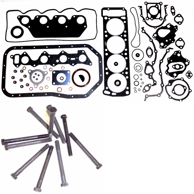 Full Gasket Set Head Bolts Fits 87-89 Chrysler Mitsubishi 2.6L Turbo