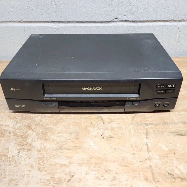 MAGNAVOX VRU242AT01 VCR VHS Video Player Recorder 4 Head Tested Works