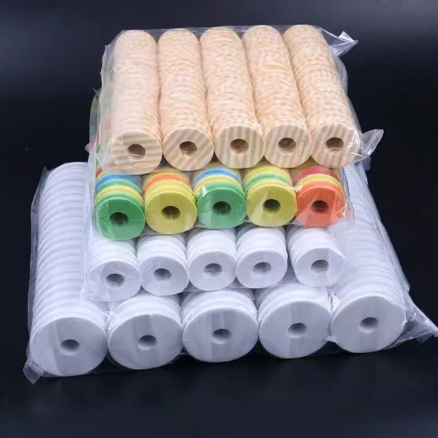 100pcs Fishing Line Winding Board Coil Tackle Accessories Foam Spool Portable