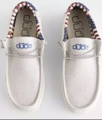 hey dude american flag shoes