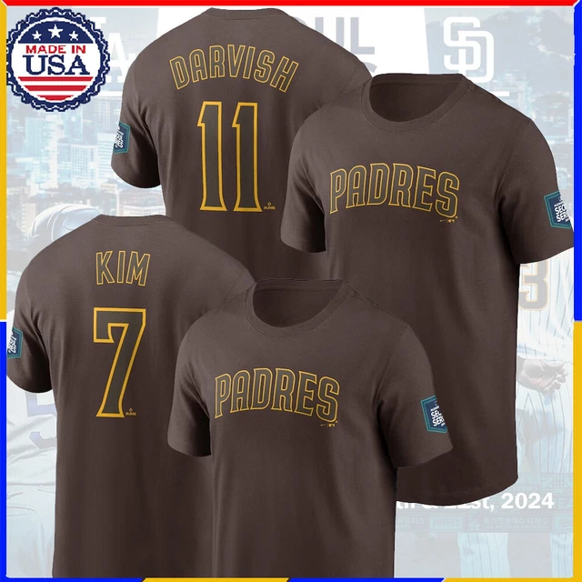 SAN DIEGO PADRES 2024 MLB World Tour Seoul Series Player Name & Number