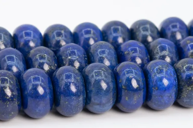 Lapis Lazuli Beads Grade A Rondelle Loose Beads 6x4MM 8x5MM 10x6MM 12x6MM
