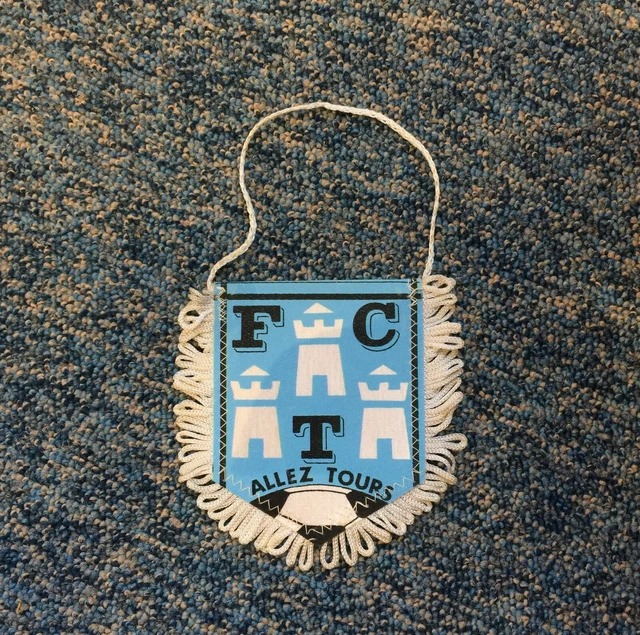 Ancien Fanion Officiel Sport Foot Football Club De Tours Fct Rare
