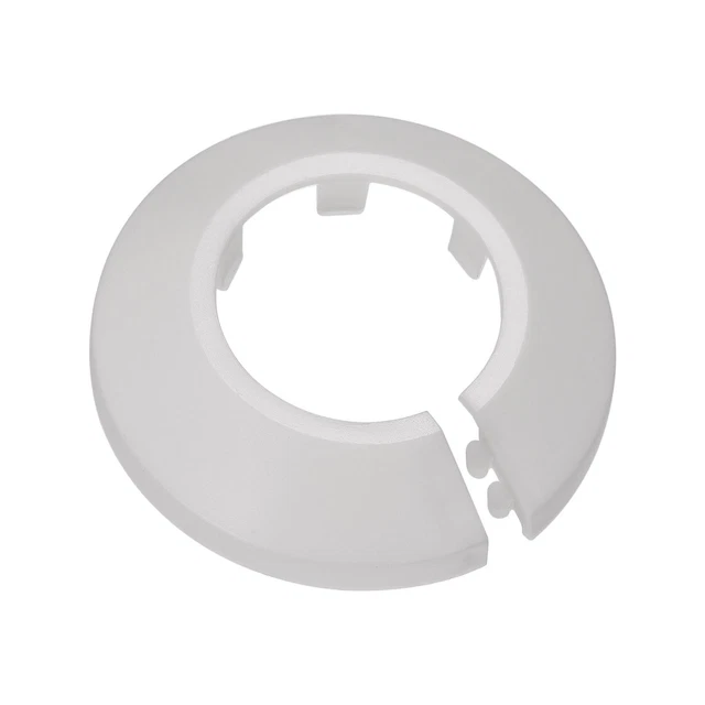 10pcs Pipe Cover Decoration 32mm PP Water Pipe Drain Line Escutcheon White