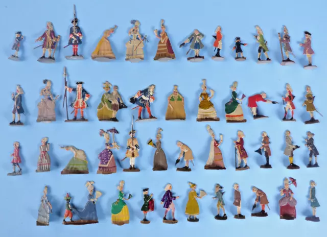 Plats d'étain - Zinnfiguren : A la cour de Louis XIV - 46 figurines HEINRICHSEN