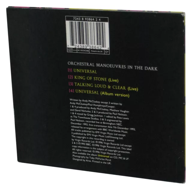 Omd Universal Orchestrale Manöver IN Der Dunkelheit Musik Audio CD 2