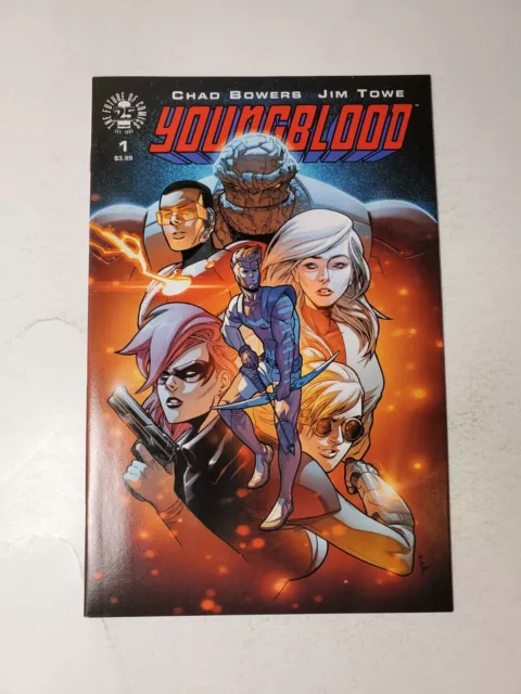 Youngblood #1 Image Comics Bowers Towe 2017 1st Print Unread NM see pics