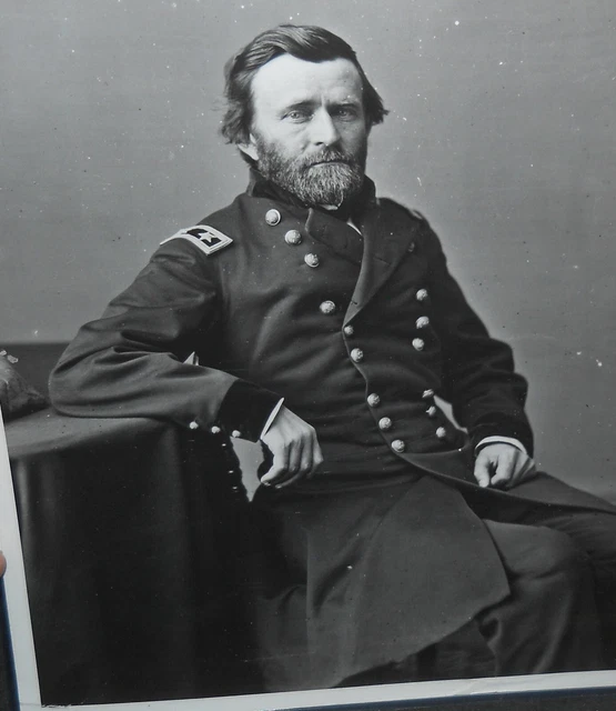 Photo: Original Print Of Ulysses S Grant Matthew Brady Glass Negative