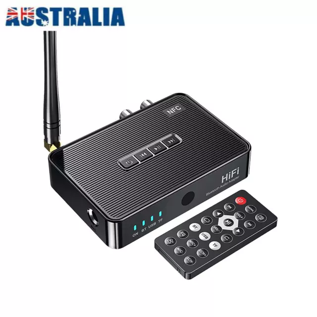3in1 Bluetooth 5.1 Transmitter Receiver Wireless NFC to RCA Stereo Audio Adapter