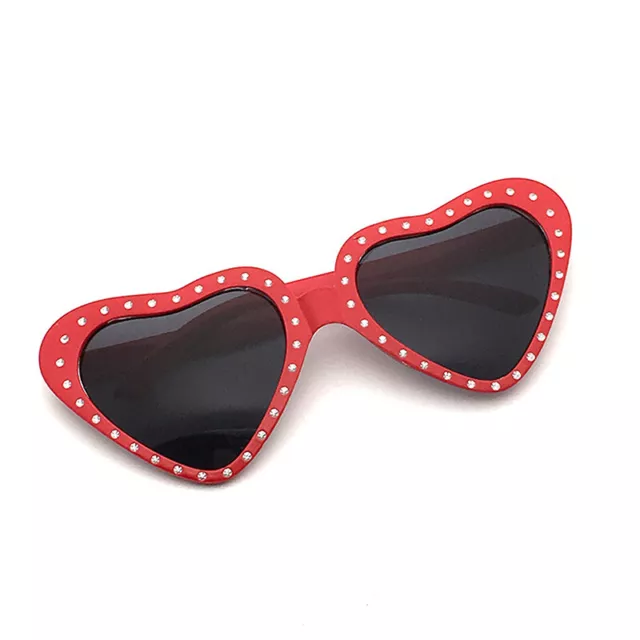 Valentinstagsbrille Frauenherz--fallte Sonnenbrille Dekorative Brillengeschenke